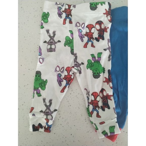 Disney Marvel Spidey Amazing Friends Pajama Bottoms Size: 12M - Picture 2 of 3